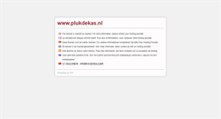 Desktop Screenshot of plukdekas.nl