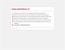 Tablet Screenshot of plukdekas.nl